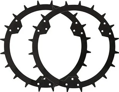 Image de Paire de crampons pour tondeuses robotisées, compatibles avec les modèles Husqvarna Automower 420, 430x, 450x, 520, 550.