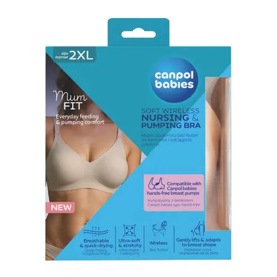 Zdjęcie produktu dla Canpol babies MumFIT Biustonosz do karmienia i odciągania XXL 78/017
