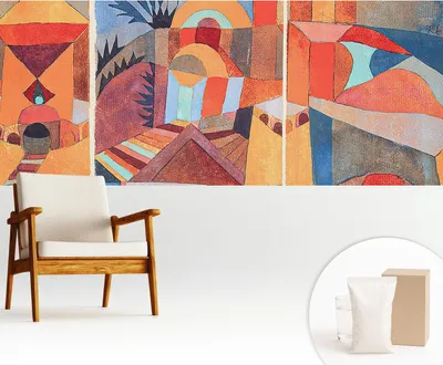 Produktbild von Fototapete  - 250x104 cm - Tapete - Wandtapete - Wandbilder - Dekofolie - Tapete Folie - Wand - Dekoration - Wohnzimmer - Farbenfrohes Mosaik