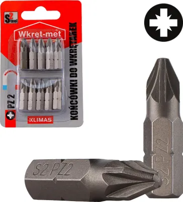 Immagine prodotto di Set di punte per cacciavite PZ2x25 mm