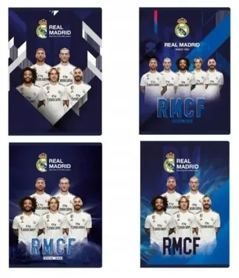 Zdjęcie produktu dla Zeszyt A5/32k kratka Real Madrid (10szt) ASTRA - ASTRA papiernicze