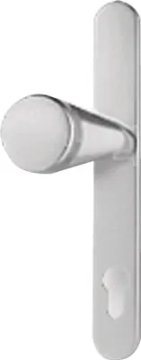 Obrázek produktu pro BKS Knoflík dlouhý vnější, kulatý RR 7504, PZ 92 mm, stříbrně eloxovaný