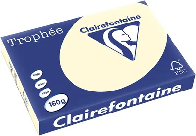 Obrázek produktu pro Clairefontaine Trophee Papier 1108C Sand 160g/m² DIN-A3 - 250 Blatt