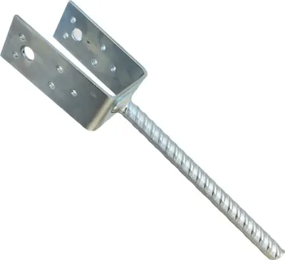 Produktbild von BK SHOP | Pfostenträger | U-Form | 100x100x45 mm | Pfostenanker Verzinkter Stahl 3,5 mm | Pfostenfuß, Pfostenschuh, Balkenschuh, Bodenhülse