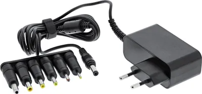 Produktbild von InLine® Universal Steckernetzteil, 12V / 24W mit 6 Wechselstecker