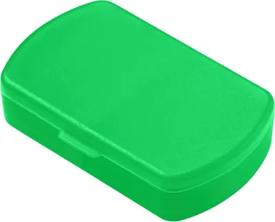 Produktbild von Aufbewahrungsdose "Duo" – BPA-freie Pillenbox mit 2  Fächern und Klickverschluss, ideal für Medikamente oder Pillen,  Germany - trend-grün PP