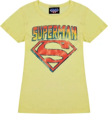 Produktbild von Superman - T-Shirt für Damen NS8226 (L) (Gelb)