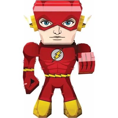 Immagine prodotto di Puzzle di METAL EARTH 3D Justice League: il personaggio di Flash