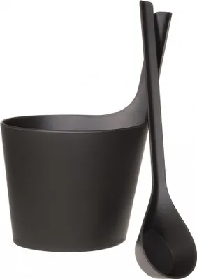 Produktbild von Rento Pisara Eimer Und Schöpflöffel,  Set - Schwarz
