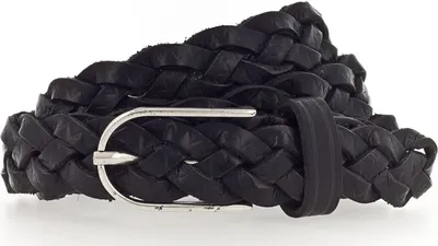 Produktbild von Vanzetti Leder Gürtel Braided Women's Belt W100 Black schwarz