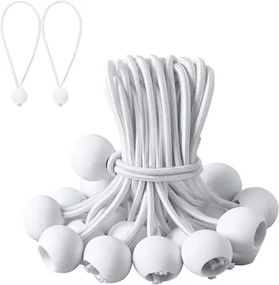 Obrázok produktu pre Gumové napínáče 20 cm, 25 kusov, elastická guma, jednoduché napínanie pre stany
