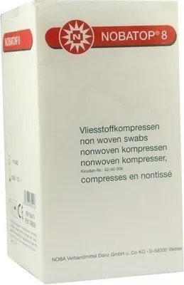 Produktbild von NOBATOP 8 Kompressen 10x10 cm unsteril
