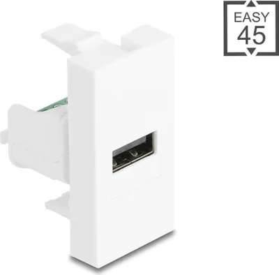 Immagine prodotto di DELOCK Easy 45 Modul USB 2.0 Typ-A Buchse zu Terminalblock