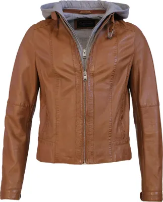 Produktbild von JCC Lederjacke 31024030 Damen cognac 46