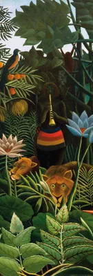 Obrázek produktu pro Henri Rousseau art print obraz - Sen, 1910 (158 x 53 cm)