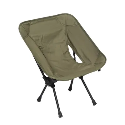 Imagen del producto de Silla de camping plegable para actividades al aire libre, de 25x26x44 cm, color verde militar