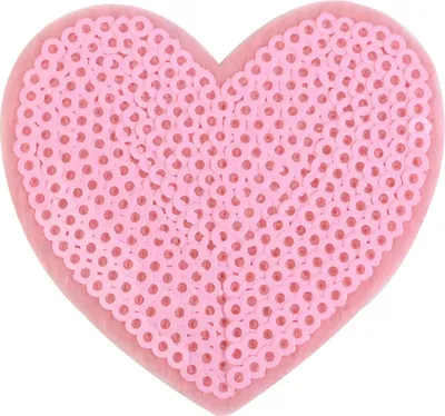 Produktbild von 1 Pailletten Aufbügler Aufnäher Herz 50x53mm, Farbauswahl, Farbe:rosa