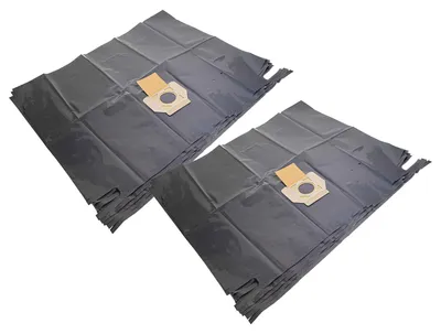 Produktbild von vhbw 10x Entsorgungsbeutel Ersatz für Makita W107418355 für Staubsauger - 37,3cm x 21,3cm Schwarz