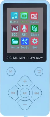 Obrázek produktu pro MP3 MP4 přehrávač Bluetooth 5.0 Super tenký 1,8palcový barevný displej 128 GB rozšiřitelná paměť Přenosný přehrávač videa a hudby Modrý