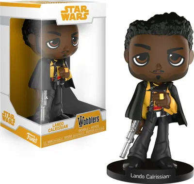 Produktbild von Star Wars - Lando Calrissian Wobblers Bobble Heads  - Funko Wacky Wobbler Bobble Head Wackelkopf