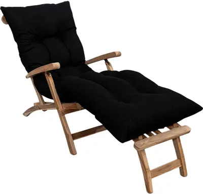Immagine prodotto di Cuscino per chaise longue BANANAIR 185 x 60 x 15 cm nero