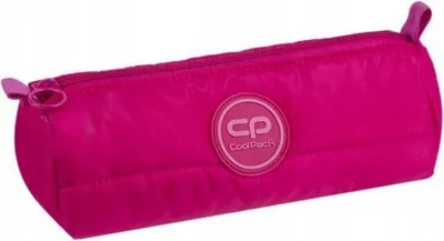 Obrázek produktu pro Pouzdro na psací potřeby CoolPack Tuba, růžové, kulaté pouzdro na psací potřeby se zipem do školy i na každodenní nošení