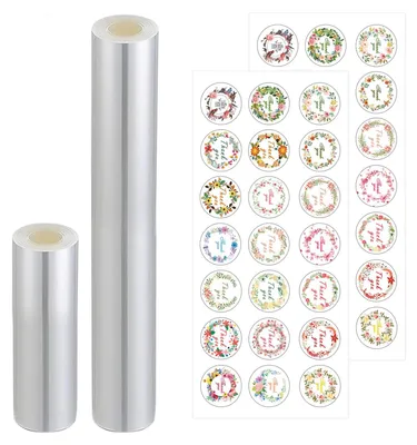 Tortenrandfolie transparent 10/20 cm × 5 m, 2 Rollen