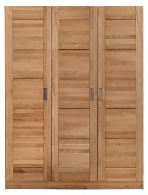 Produktbild von Kleiderschrank Türen Holz Kernbuche-massiv natur geölt 3-türig Tollo 3