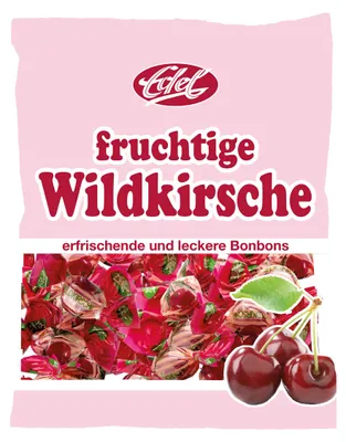 Image de Edel cerise sauvage bonbons fruités rafraîchissants emballés individuellement 120g