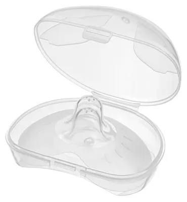 Image de Akuku, téterelles en silicone, taille M, lot de 2 avec étui