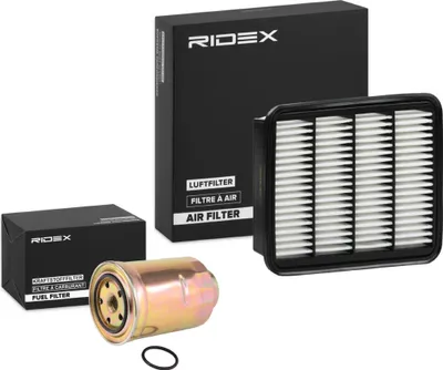 Produktbild von RIDEX Filterset Inspektionspaket Filtersatz für MAZDA CX-5 (KE, GH) 6 Kombi (GJ, GL) 3 Schrägheck (BM, BN) CX-5 (KF) 6 Limousine (GJ, GL)