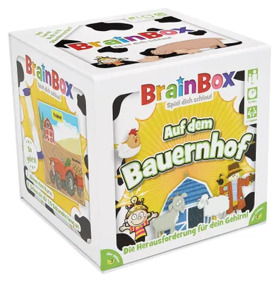 Produktbild von BrainBox On The Farm, Kartenspiel, Lernen, 4 Jahr(e), Familienspiel