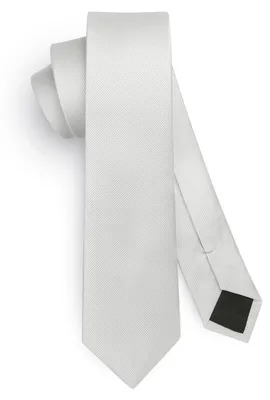 Productafbeelding van Stropdas - Smal - Effen zijde - Klassiek - 6 cm