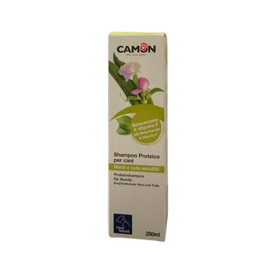 Produktbild von Camon® "Orme Naturali" Protein Hundeshampoo 200 ml Flasche