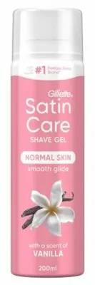 Obrázok produktu pre Multibalenie 6x holiaci gél Gillette Satin Care pre ženy s vôňou vanilky pre normálnu pleť, 200 ml
