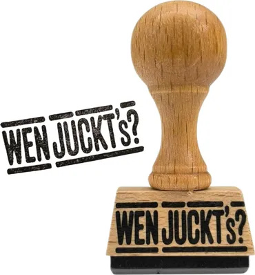 Produktbild von Wen juckt's Holzstempel