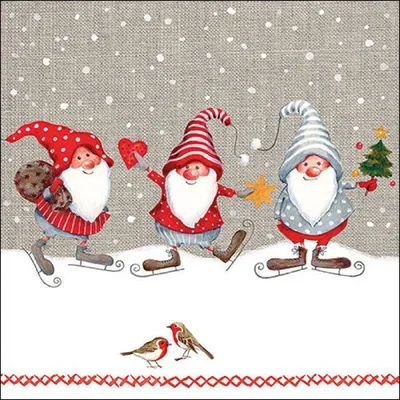 Immagine prodotto di Natale - Tovaglioli pranzo - Tovagliolo pranzo - Dimensione: 33 x 33 cm -