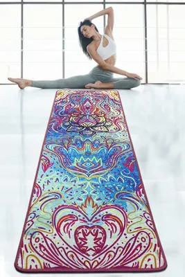 Zdjęcie produktu dla Vital And Vivid, Joycoe, dywan do jogi, wielokolorowy, 60 x 200 cm