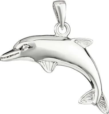 Produktbild von NKlaus Minutiöser Kettenanhänger Delphin Feso 925 Silber Damen Ketten - Charm Amullet 15278