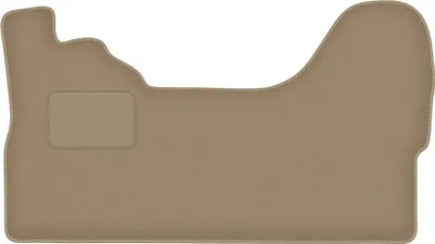 Produktbild von Fahrerfußmatte Velours beige passend für Iveco Daily III (1999-2006, Lieferung) – mit Befestigungen – passgenau
