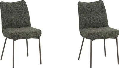 Produktbild von LABEL51 Esszimmerstuhl Lennon - Forest - Boucle - 2er-Set