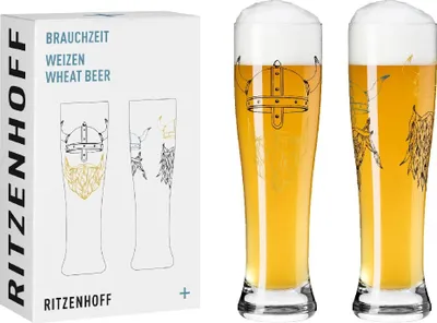 Zdjęcie produktu dla Ritzenhoff 3481009, Czarny, Niebieski, Złoto, Przezroczysty, Szkło, 2 szt., Przezroczyste, Fall 2023, Ana C. Vasconcelos