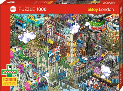 Produktbild von HEYE Puzzle Pixorama: London Quest 1000 Teile