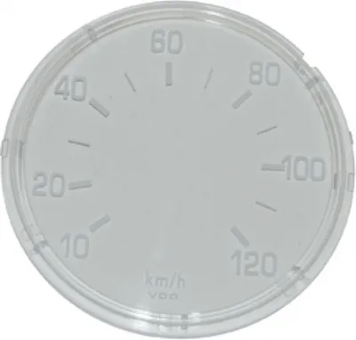 Produktbild von Tachometer Glas bis 120km/h für Kreidler/Zündapp