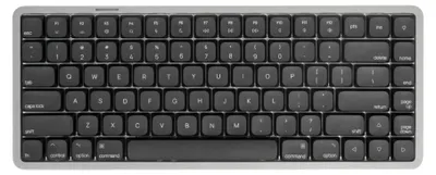 Produktbild von Akko Air 01 Low Profile kabellose mechanische Tastatur mit RGB Ink Black - QWERTY US - Kailh Deep Sea Island Pink Mini Switch