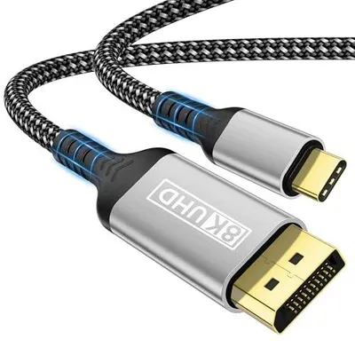 Zdjęcie produktu dla Kabel USB c displayport 1.4 8K 60HZ 4K 240HZ thunderbolt 4 przewód