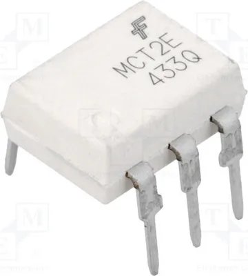 Produktbild von 2x Optokoppler Kanäle: 1  Uce: 30V MCT2EM Optokoppler - ausgang  THT