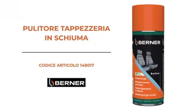 Immagine prodotto di Berner Schiuma detergente per tappezzeria e tessuti ha chiuma assorbe lo sporco 400 ml