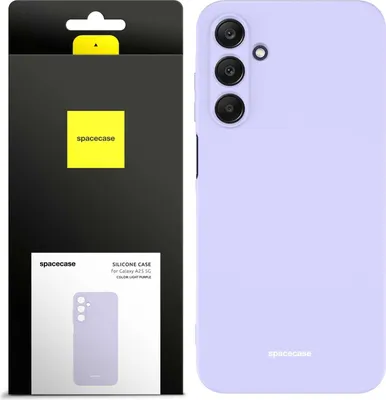 Image de Coque en silicone SPACECASE Coque en silicone pour Galaxy A25 5G Violet