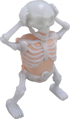 Produktbild von Tanzendes Skelett-Spielzeug, das im Dunkeln leuchtet, mit Sound, lustige Dekoration, Dekompressionsfigur für Jungen und Kinder